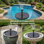 2x1 🌸 Fuente Solar Decorativa Flotante – Sin Electricidad