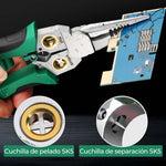 Alicate Multifuncional 8 en 1 Corta, pela y ajusta cables en segundos 🔧