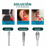 Kit Limpiador de Oídos Profesional - Con Estuche Portátil